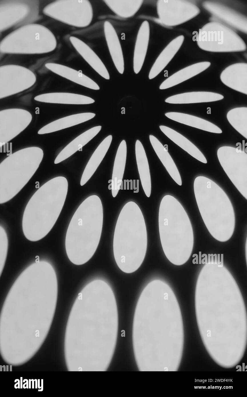 Silicon Structure With Stretched Smooth Holes Texture Background Stock Photo