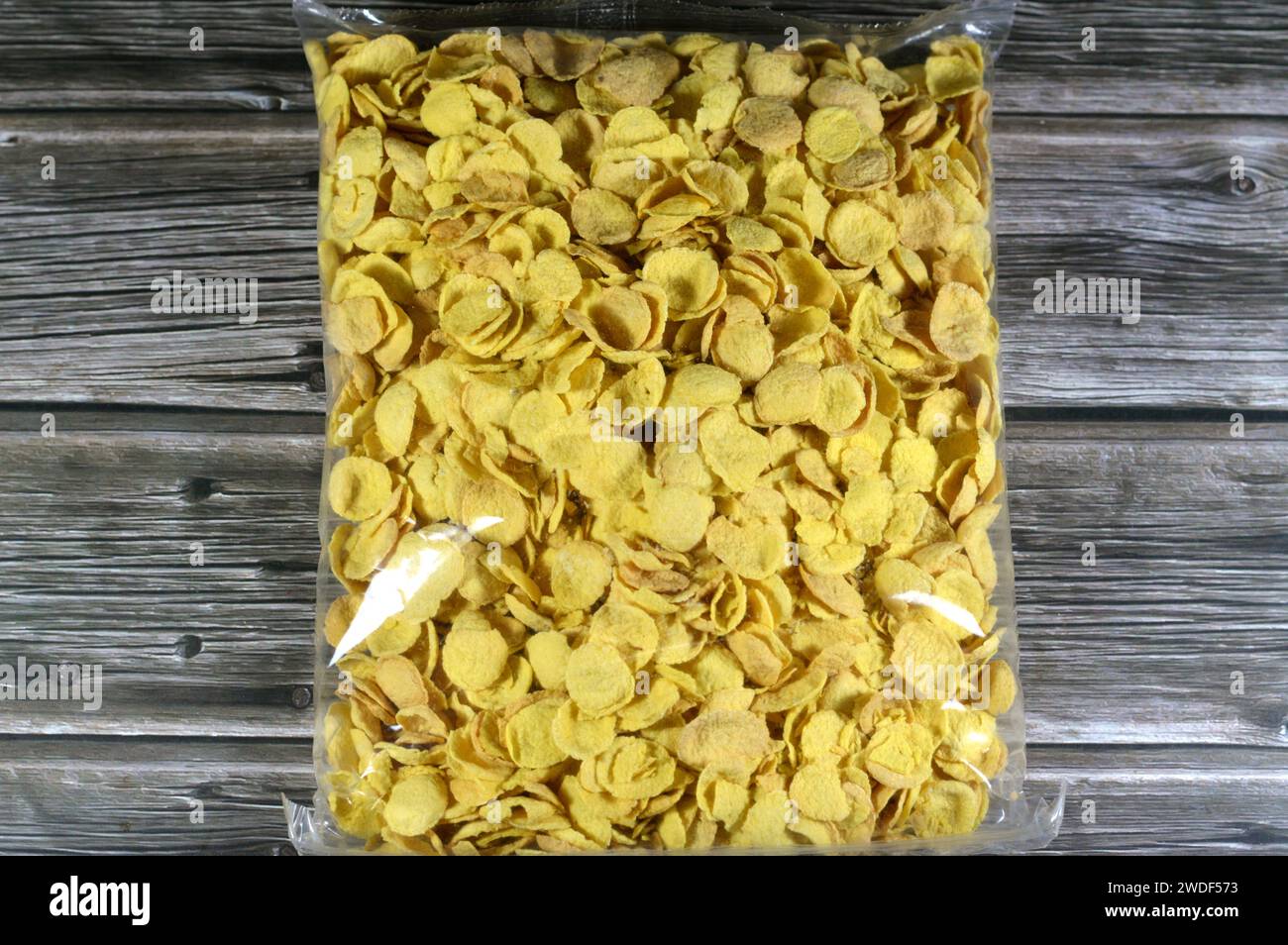 Corn flakes, or cornflakes, a breakfast cereal made from toasting