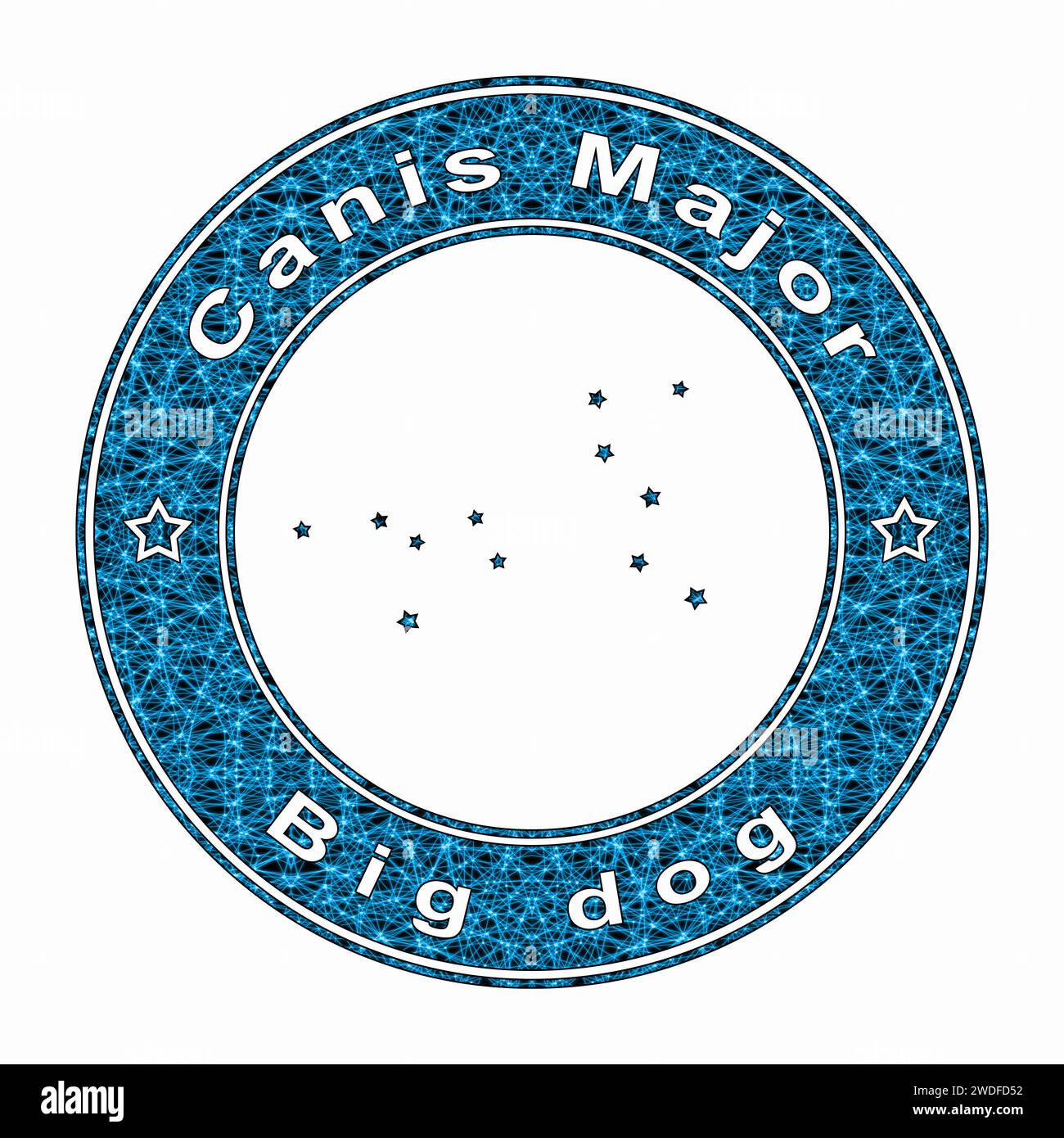 Canis Major Star Constellation Cluster of Stars Greater Dog Canis Major Star Constellation Cluster of Stars Greater Dog