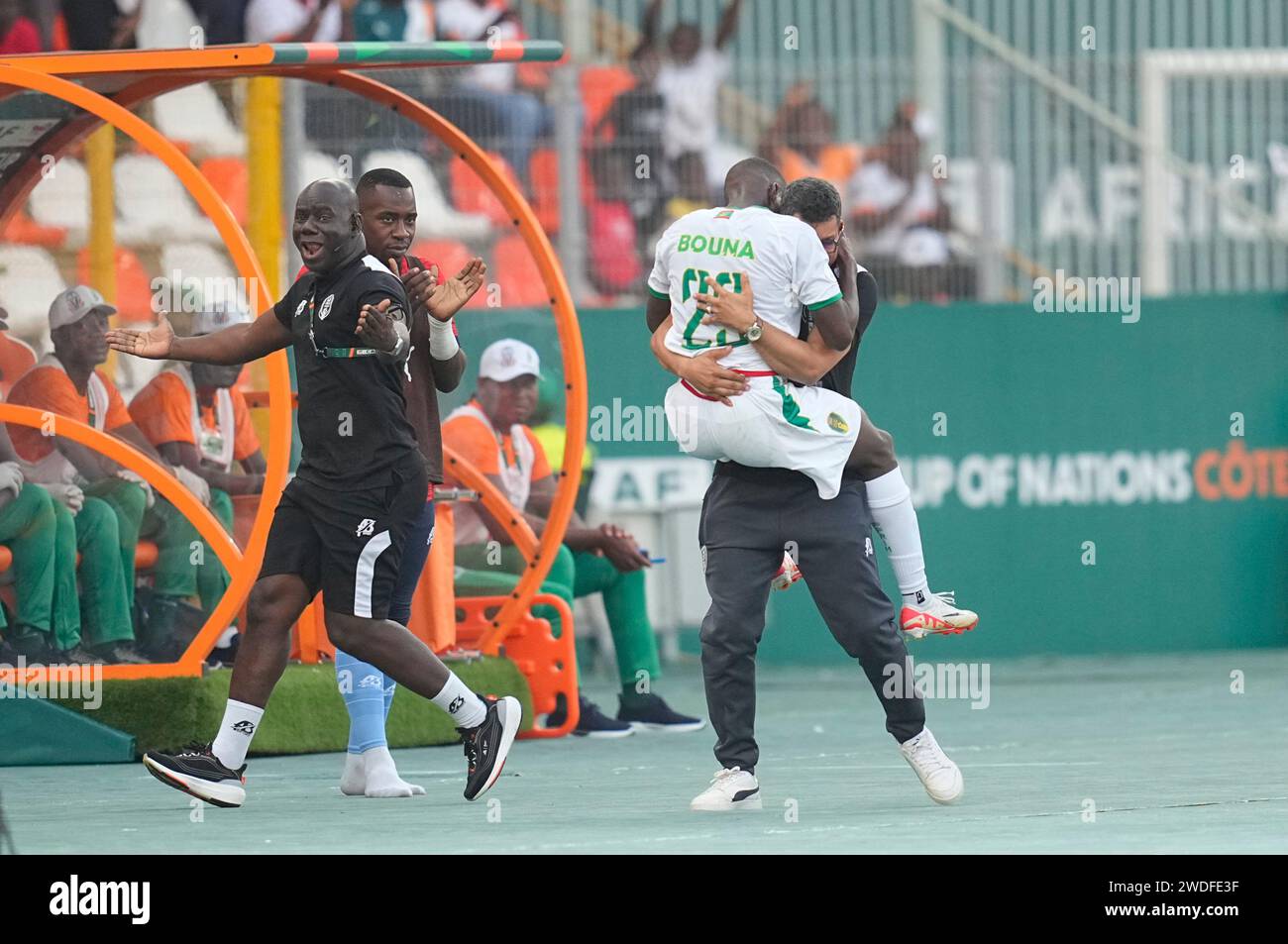 1 20, 2024. LIVE images from Group C African Cup of Nation 2023 game