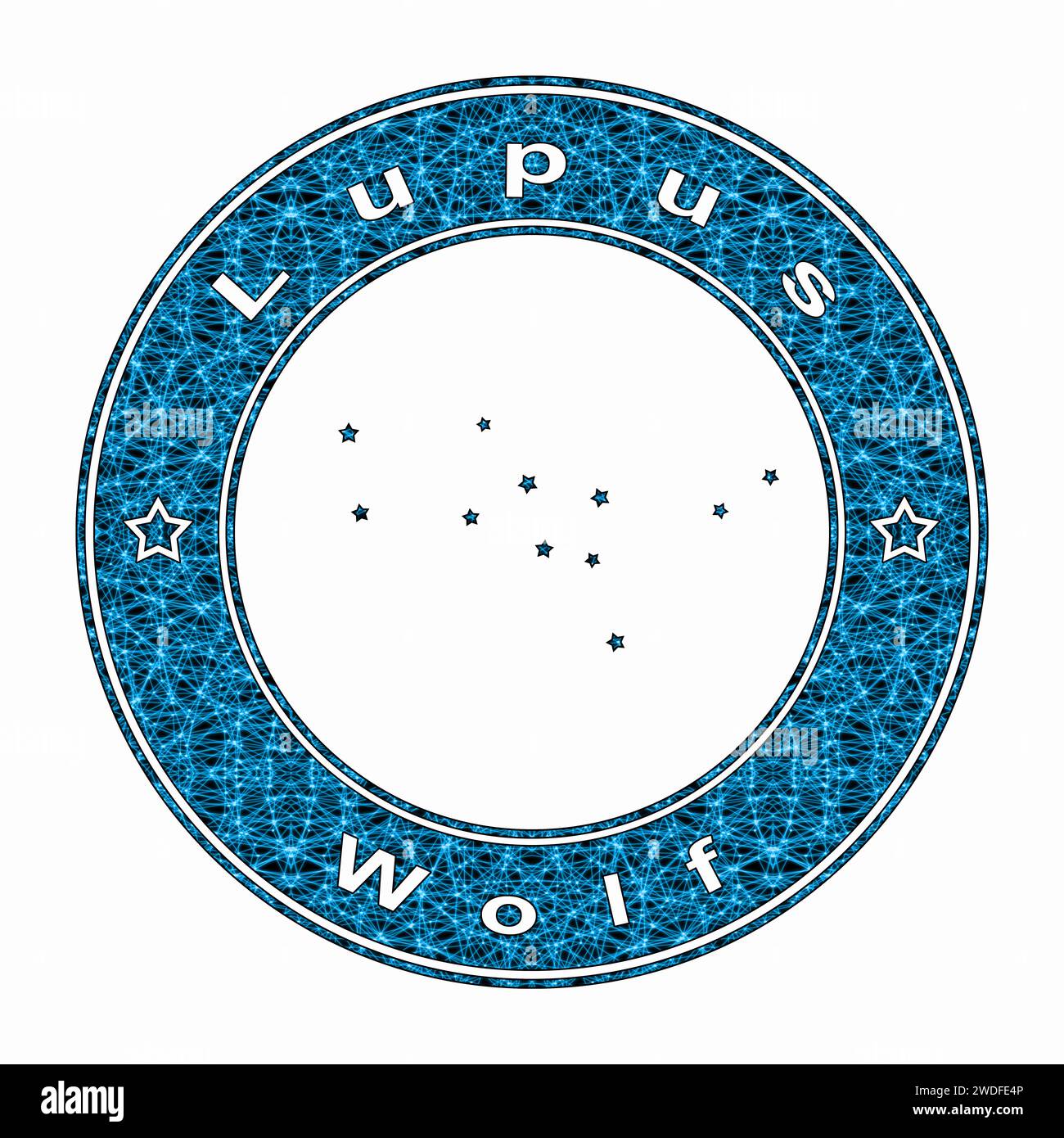 Lepus Star Constellation, Cluster of Stars, Hare Constellation Stock Photo