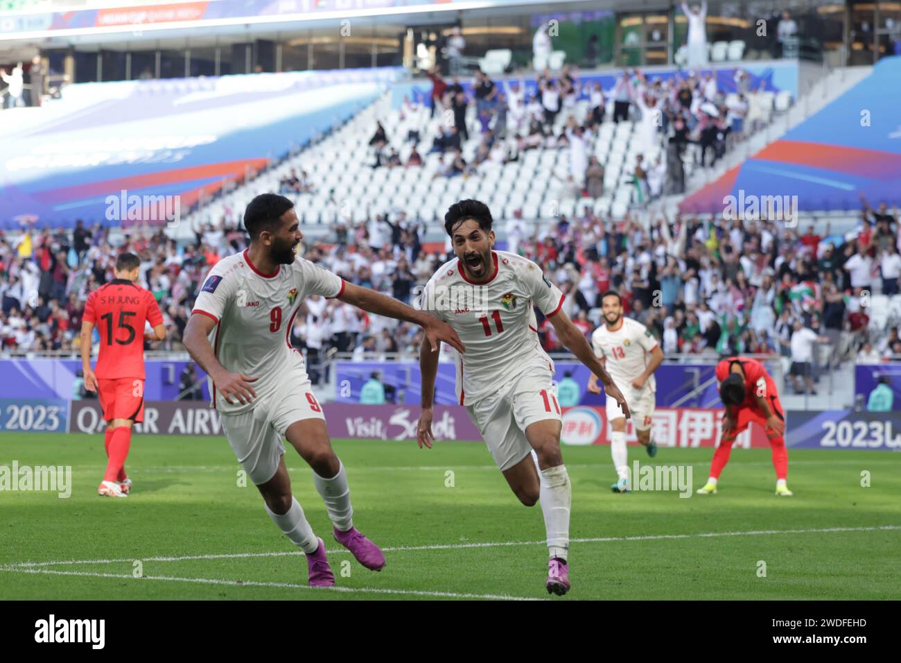 Doha Qatar 20th Jan 2024 Qatar Doha 20 January 2024 Yazan Al 
