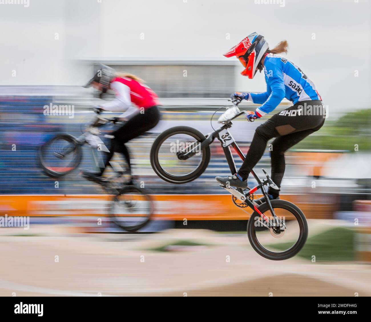 Eliska BARTUNKOVA (Czech Republic) Elite Women, at the 2023 UCI BMX ...