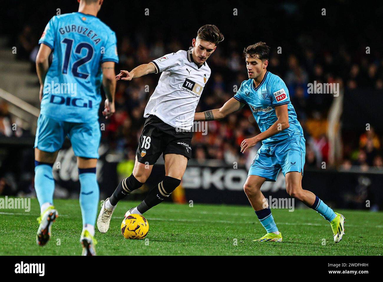 La Liga soccer match Valencia vs Athletic Club 900/Cordon Press Credit ...