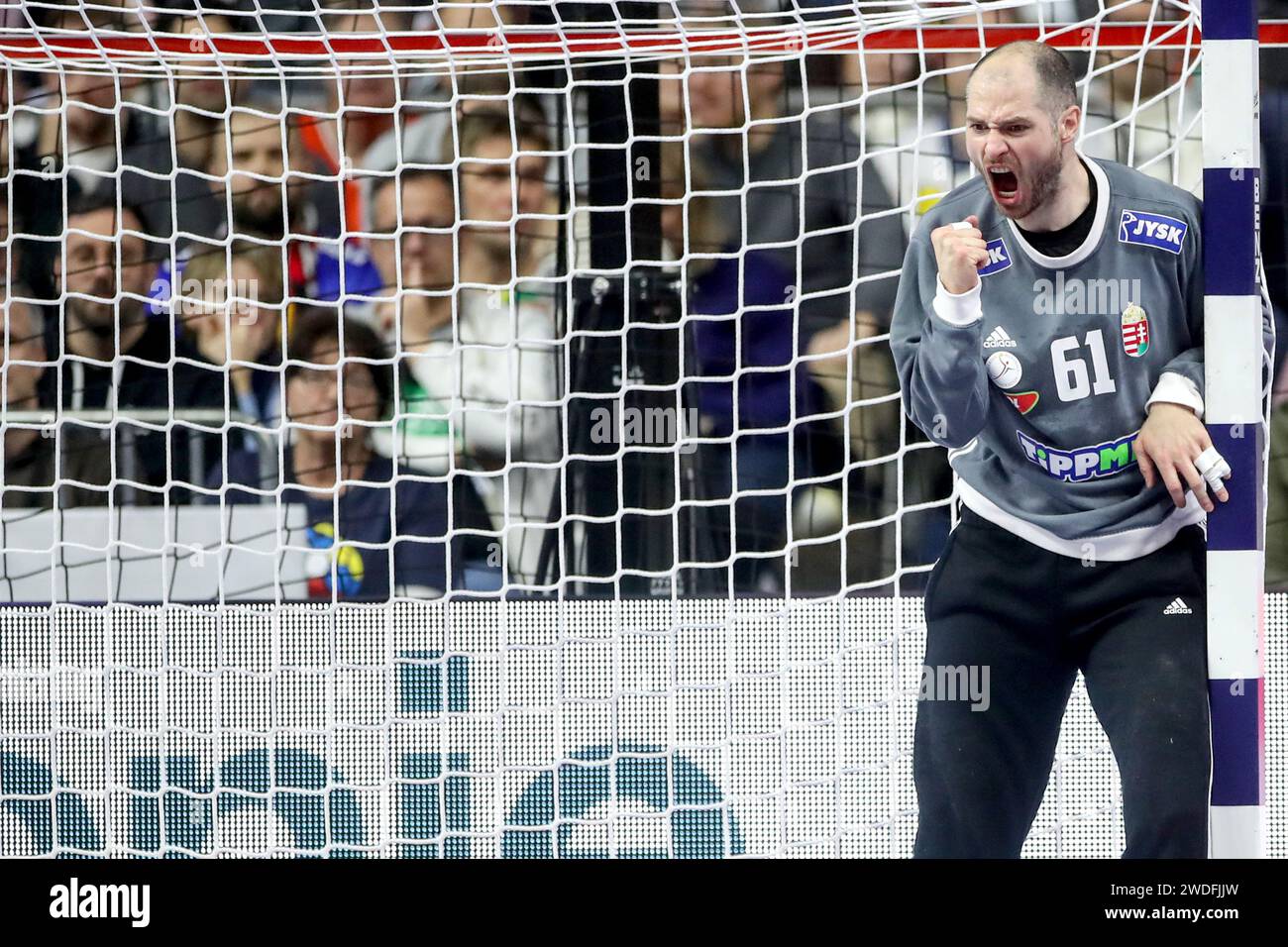 zagreb-croatia-20th-jan-2024-goalkeeper-of-hungary-bartucz-laszlo