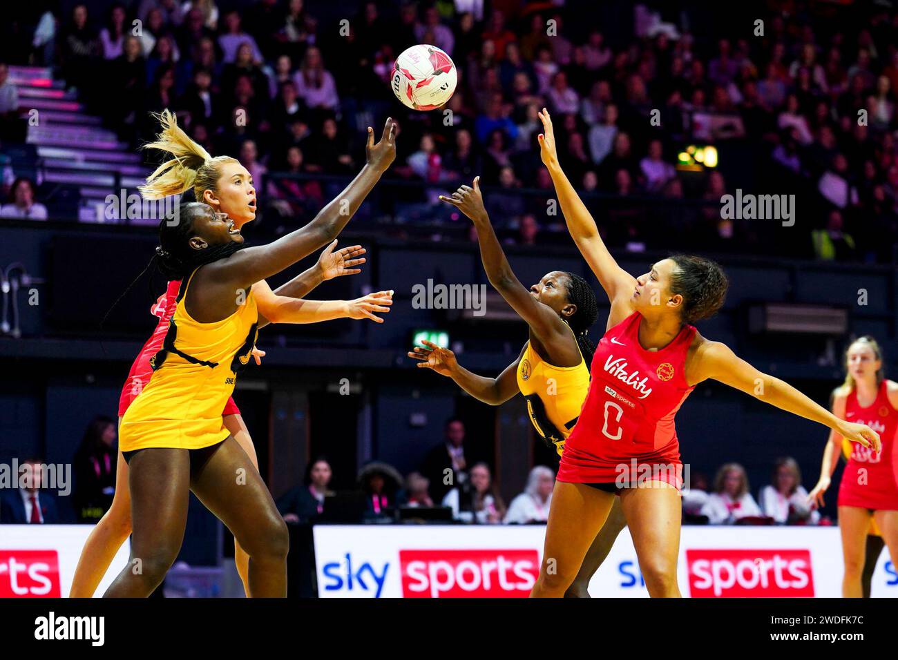Vitality Roses Imogen Allison during the Vitality Netball Nations Cup