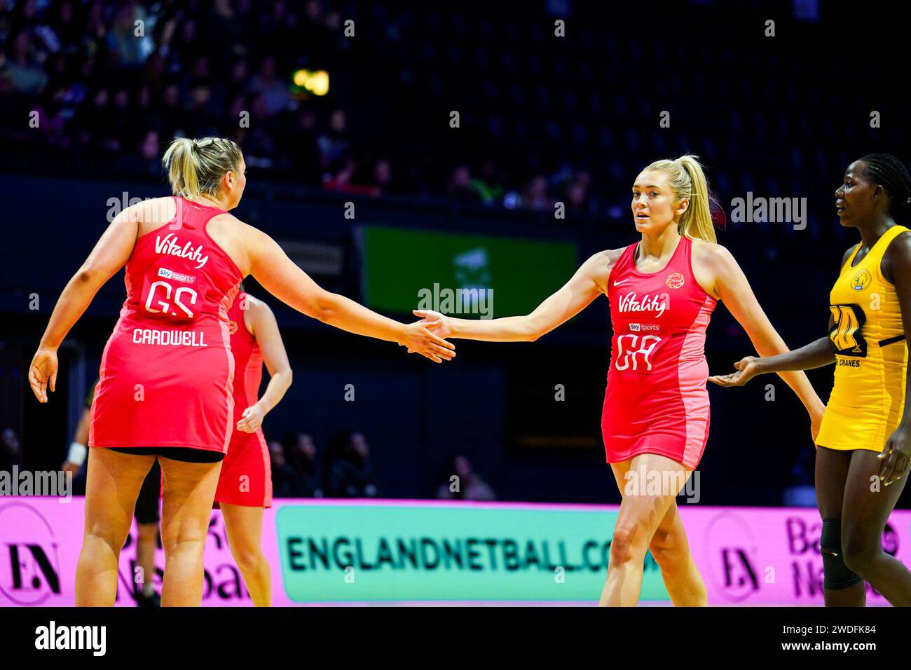 Vitality Roses Eleanor Cardwell and Helen Housby during the Vitality