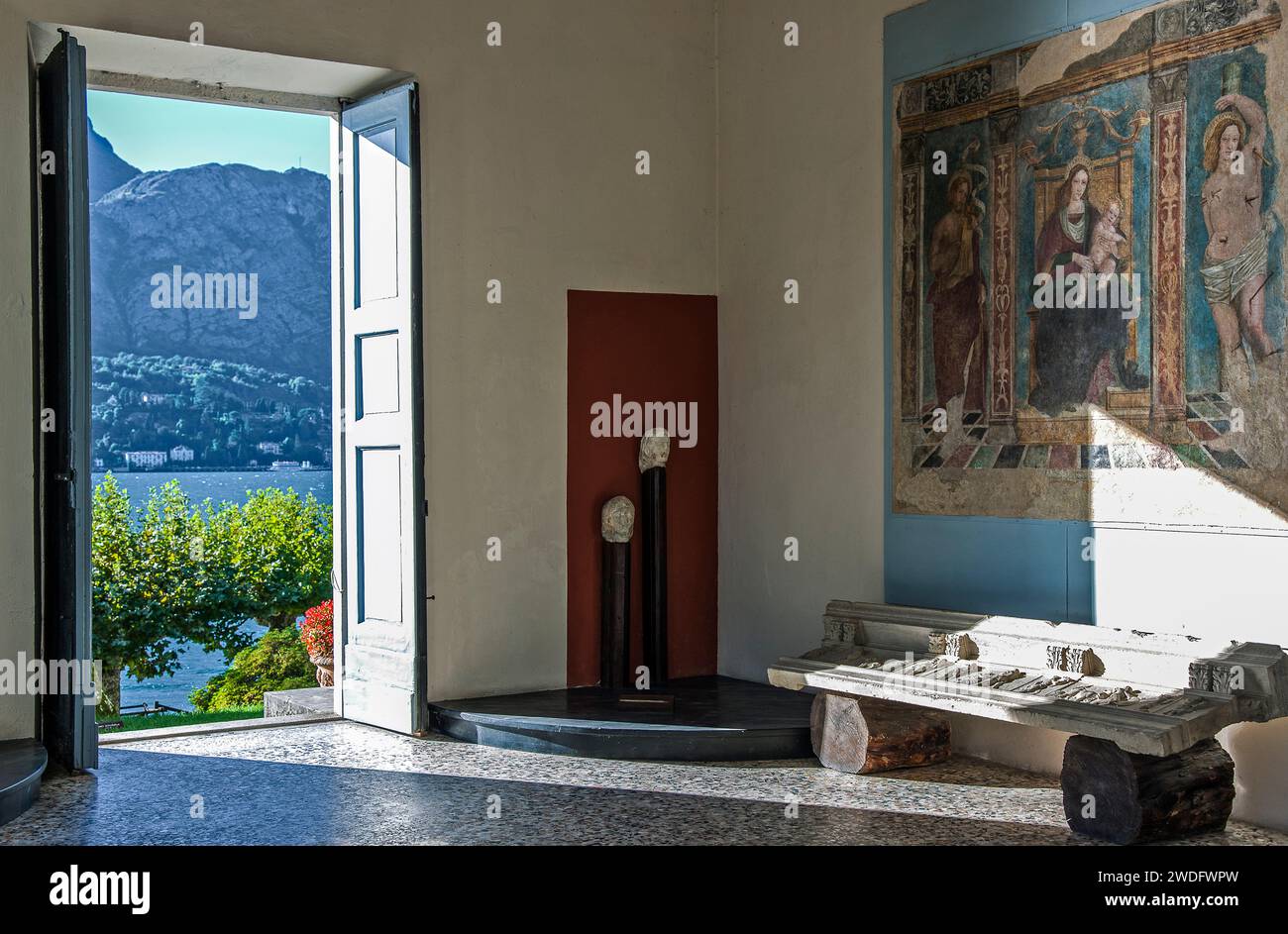 Italy Lombardy Como lake - Bellagio Villa Melzi D'Eril - The museum Stock Photo