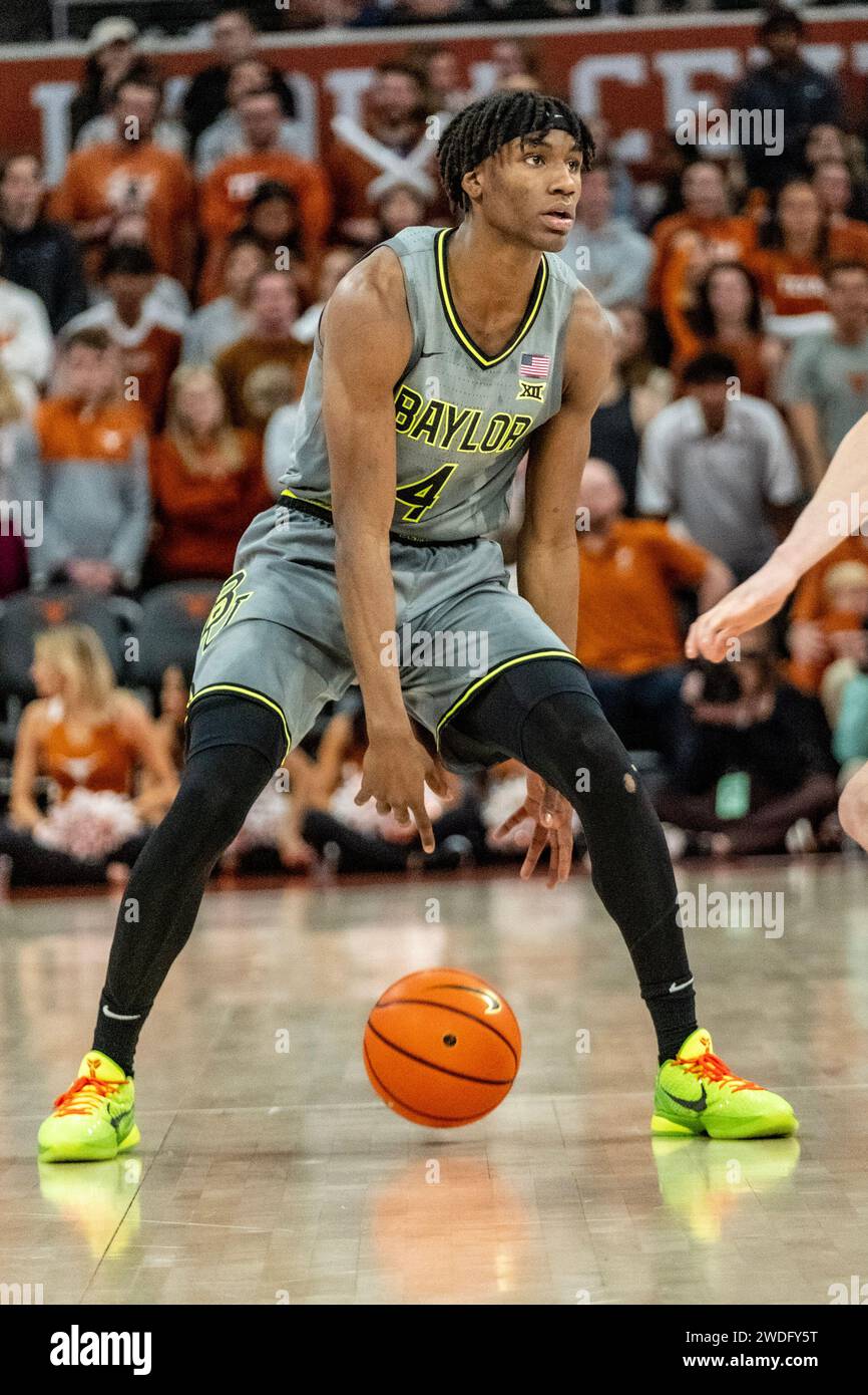 Austin, USA. 20th Jan, 2024. Jan 20, 2024. JaÃ Kobe Walter #4 of the ...