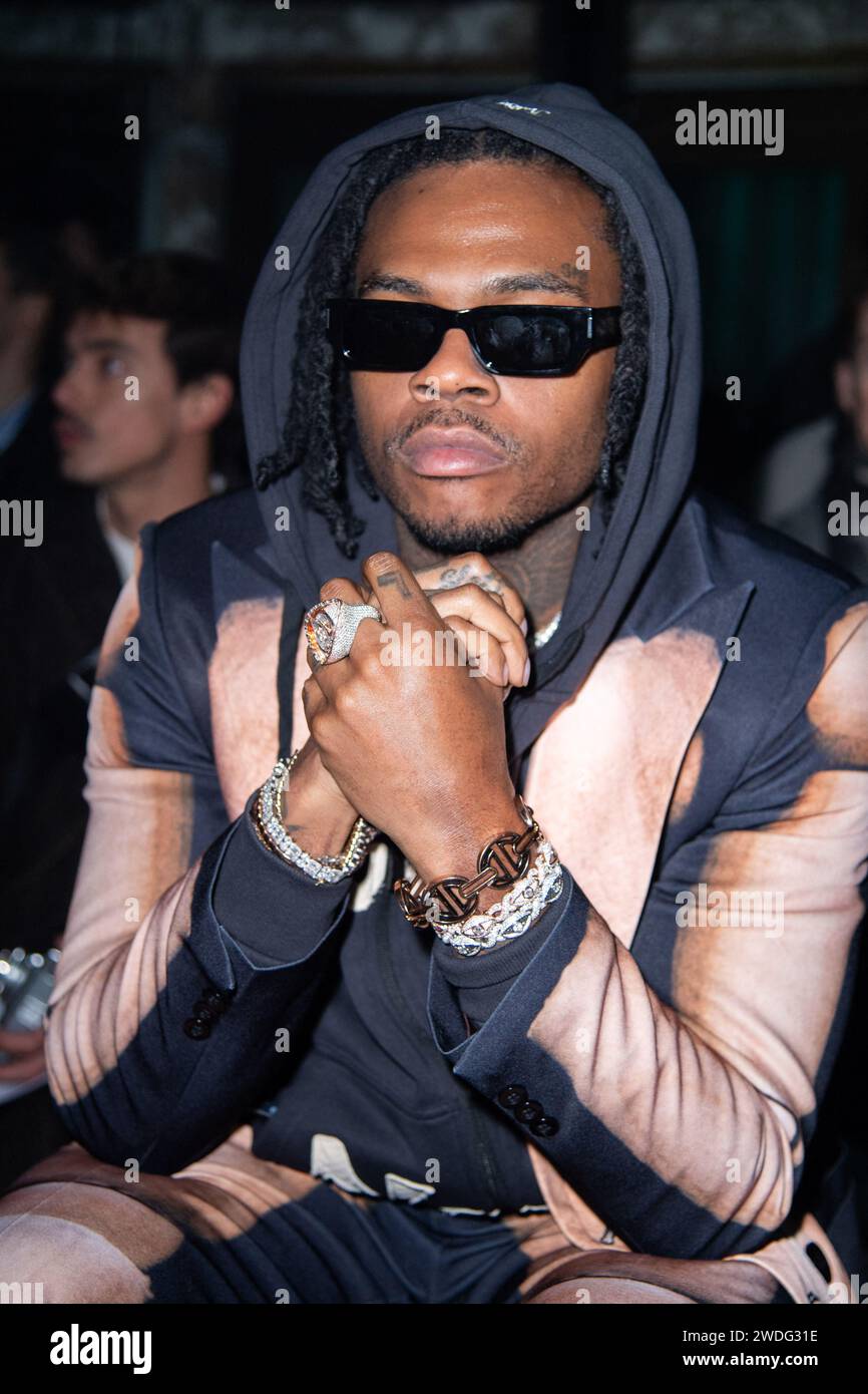 Paris, France. 19th Jan, 2024. Gunna attending the KidSuper Menswear