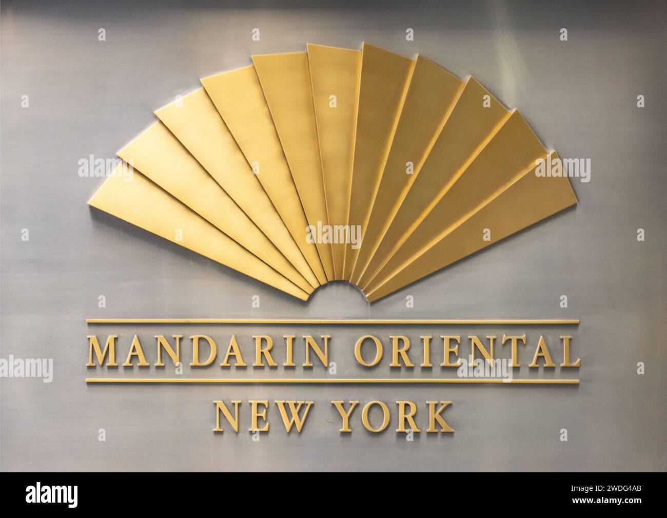 Mandarin Oriental hotel in New York City Stock Photo