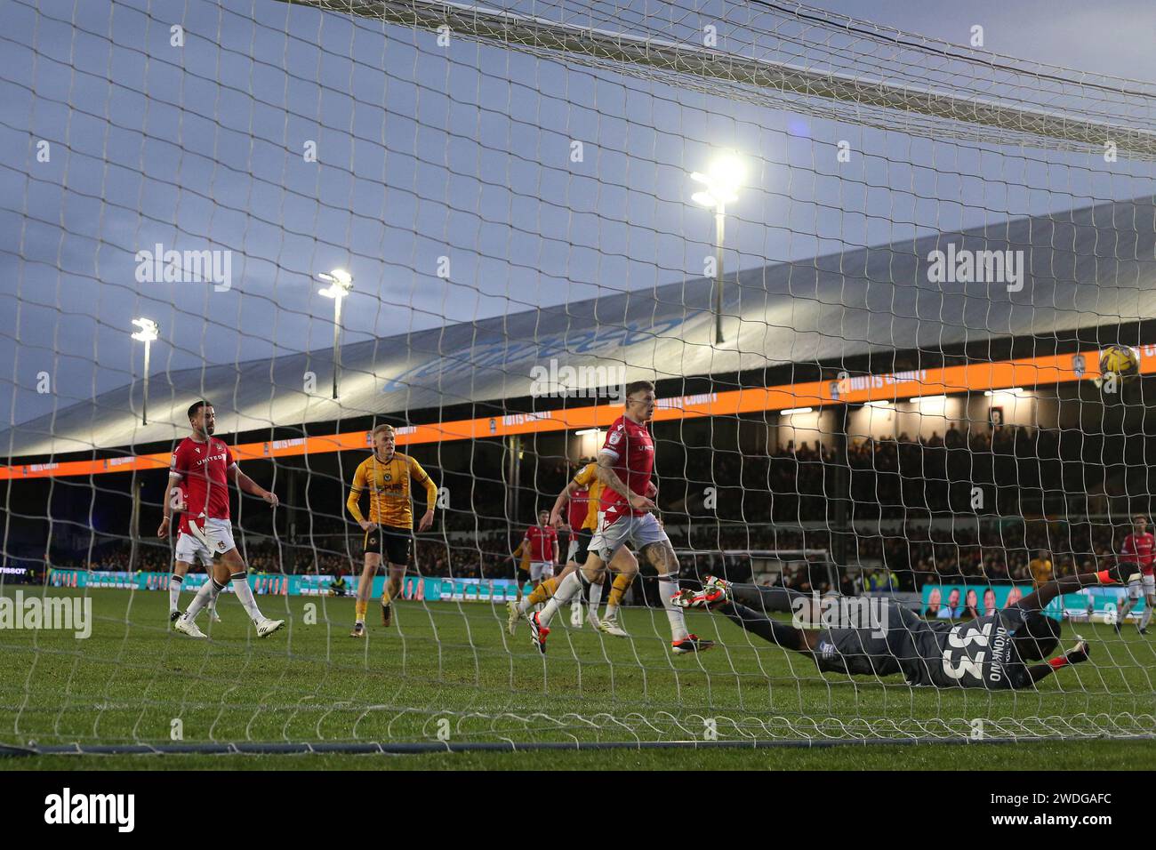 Newport v wrexham rodney parade 2024 hires stock photography and