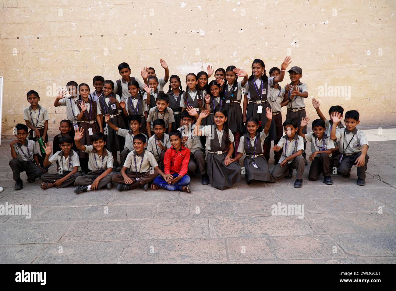 India school class hi-res stock photography and images - Alamy
