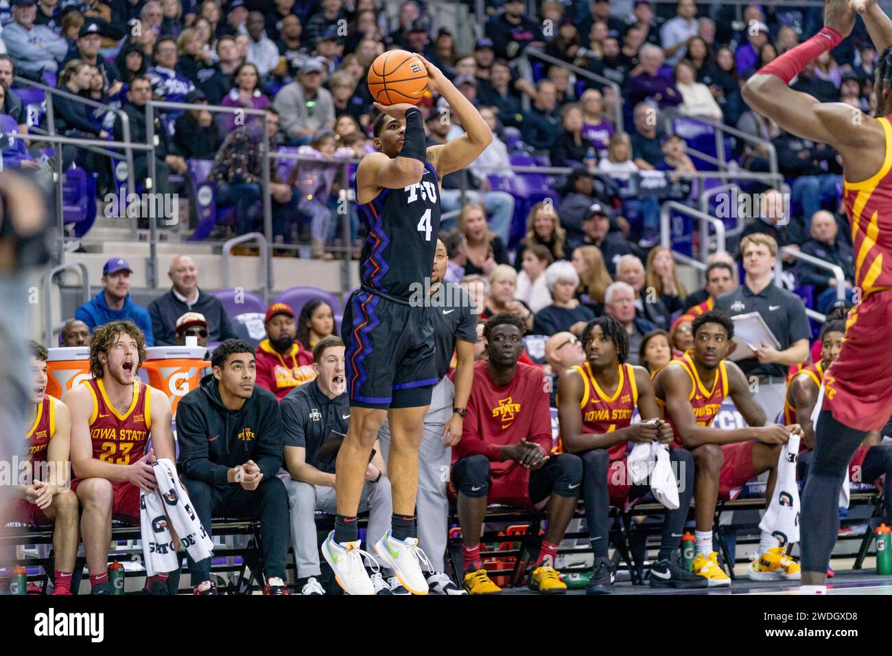 FORT WORTH, TX - JANUARY 20: TCU Horned Frogs guard Jameer Nelson Jr ...