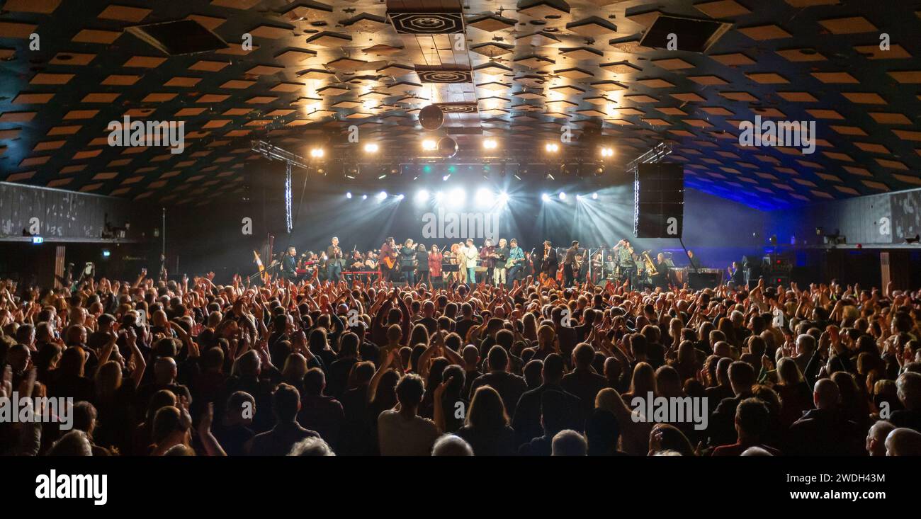 Glasgow, Scotland. 20th Jan 2024. The finale of the 12th Roaming Roots Review at The Barrowlands, part of Celtic Connections Festival 2024. Credit: Tim Gray/Alamy Live News Stock Photo