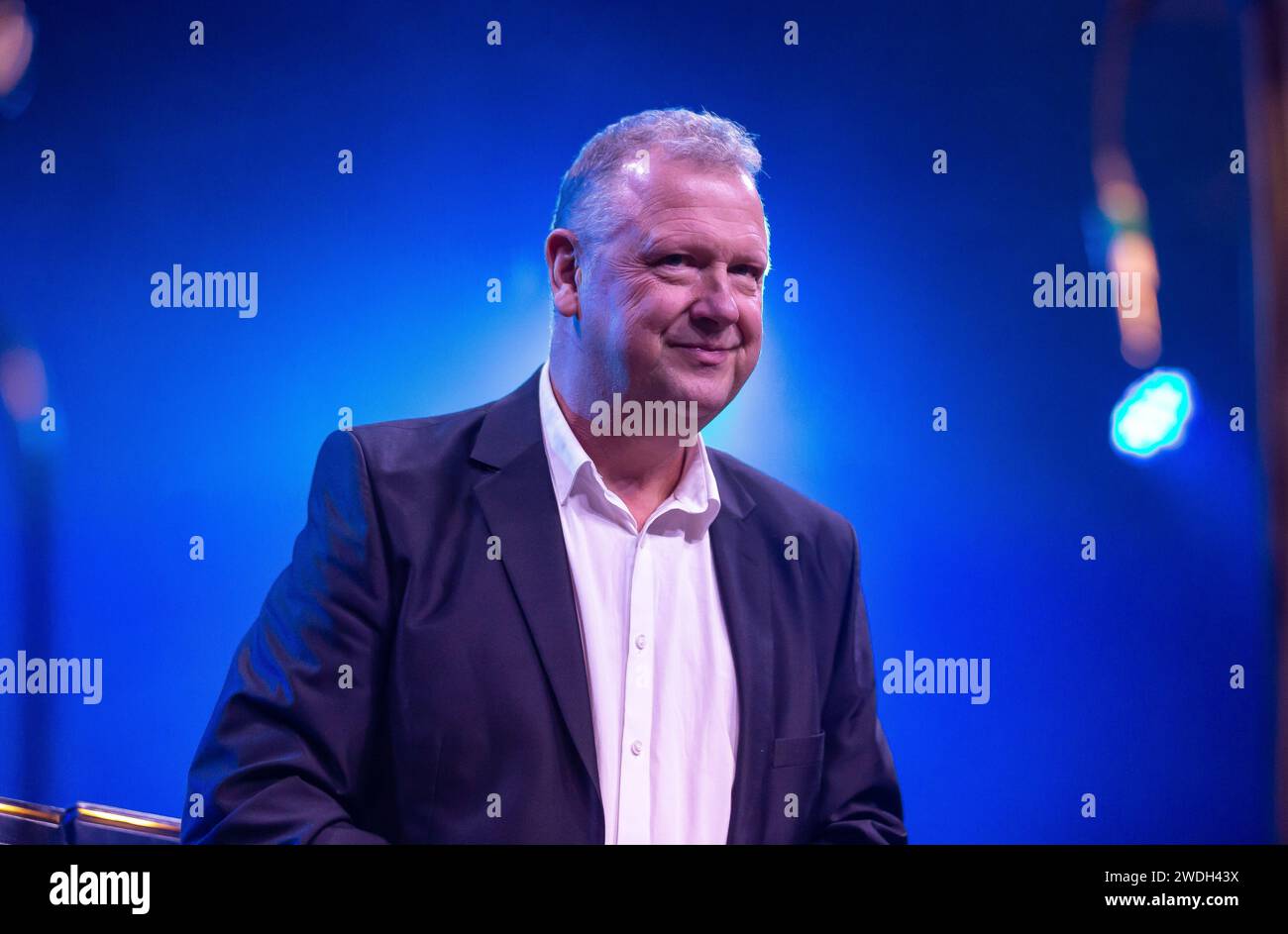 Glasgow, Scotland. 20th Jan 2024. John Logan conductor of the Royal Conservatoire of Scotland