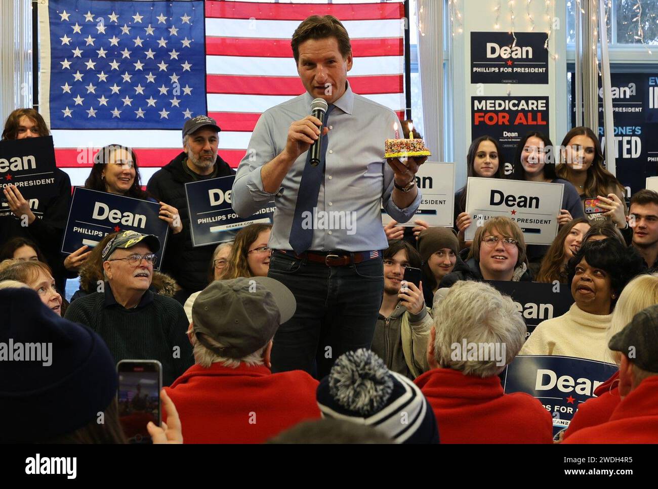 January 20, 2024 Representative DEAN PHILLIPS campaigns in New