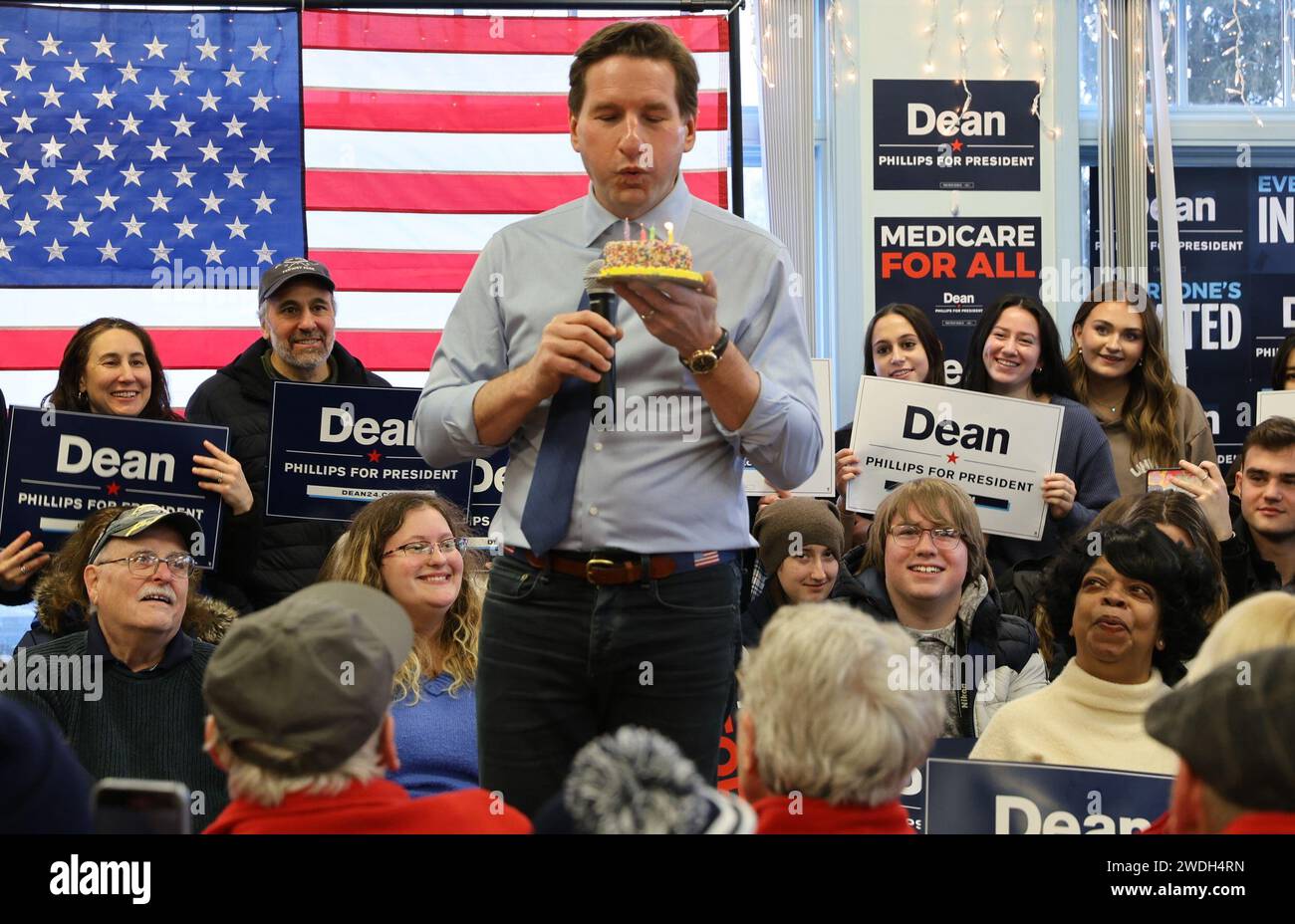 January 20, 2024 Representative DEAN PHILLIPS campaigns in New