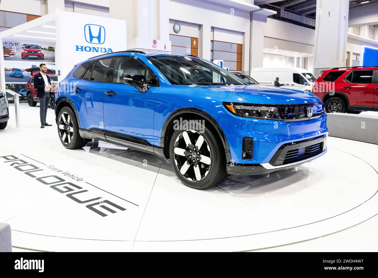 Washington, United States. 19th Jan, 2024. The 2024 Honda Prologue SUV