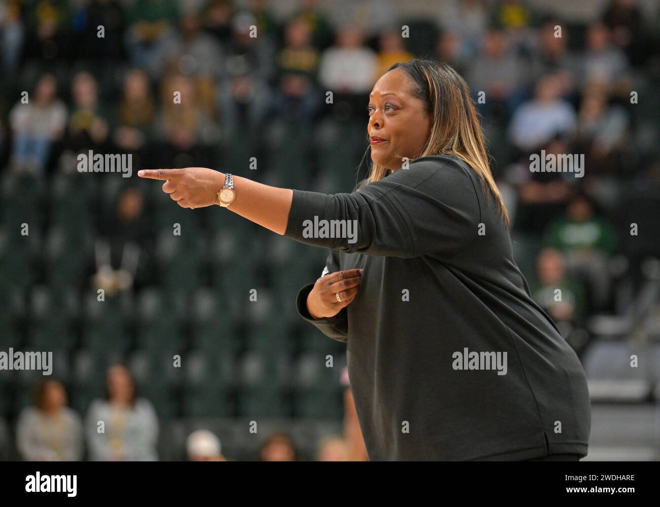 Waco, Texas, USA. 20th Jan, 2024. UCF Knights Head Coach SYTIA MESSER ...