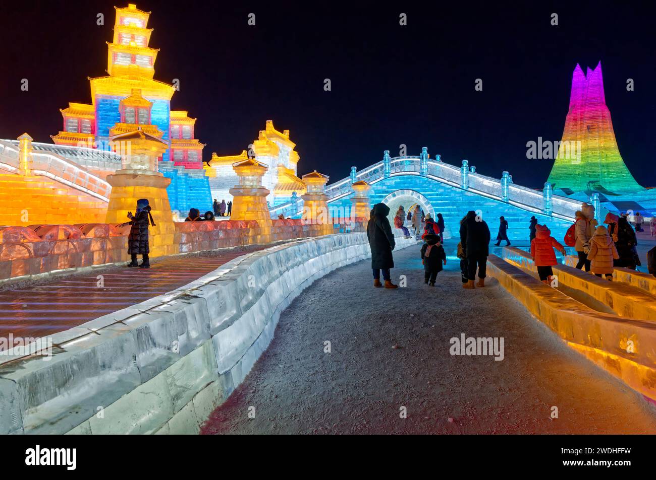 Harbin Ice and Snow Festival 2024 China Stock Photo Alamy