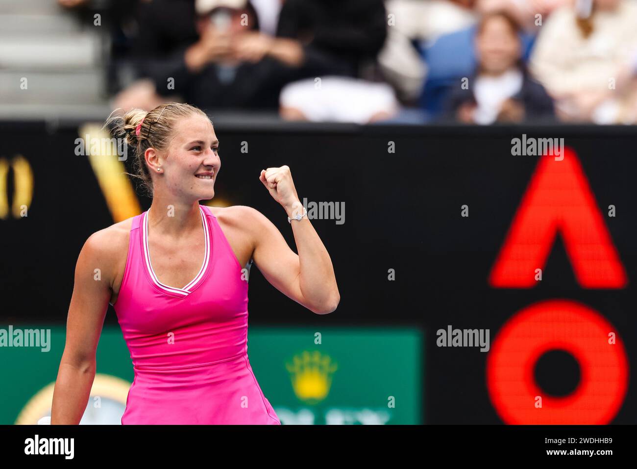 Melbourne Australia 21st Jan 2024 Tennis Player Marta Kostyuk From melbourne-australia-21st-jan-2024-tennis-player-marta-kostyuk-from