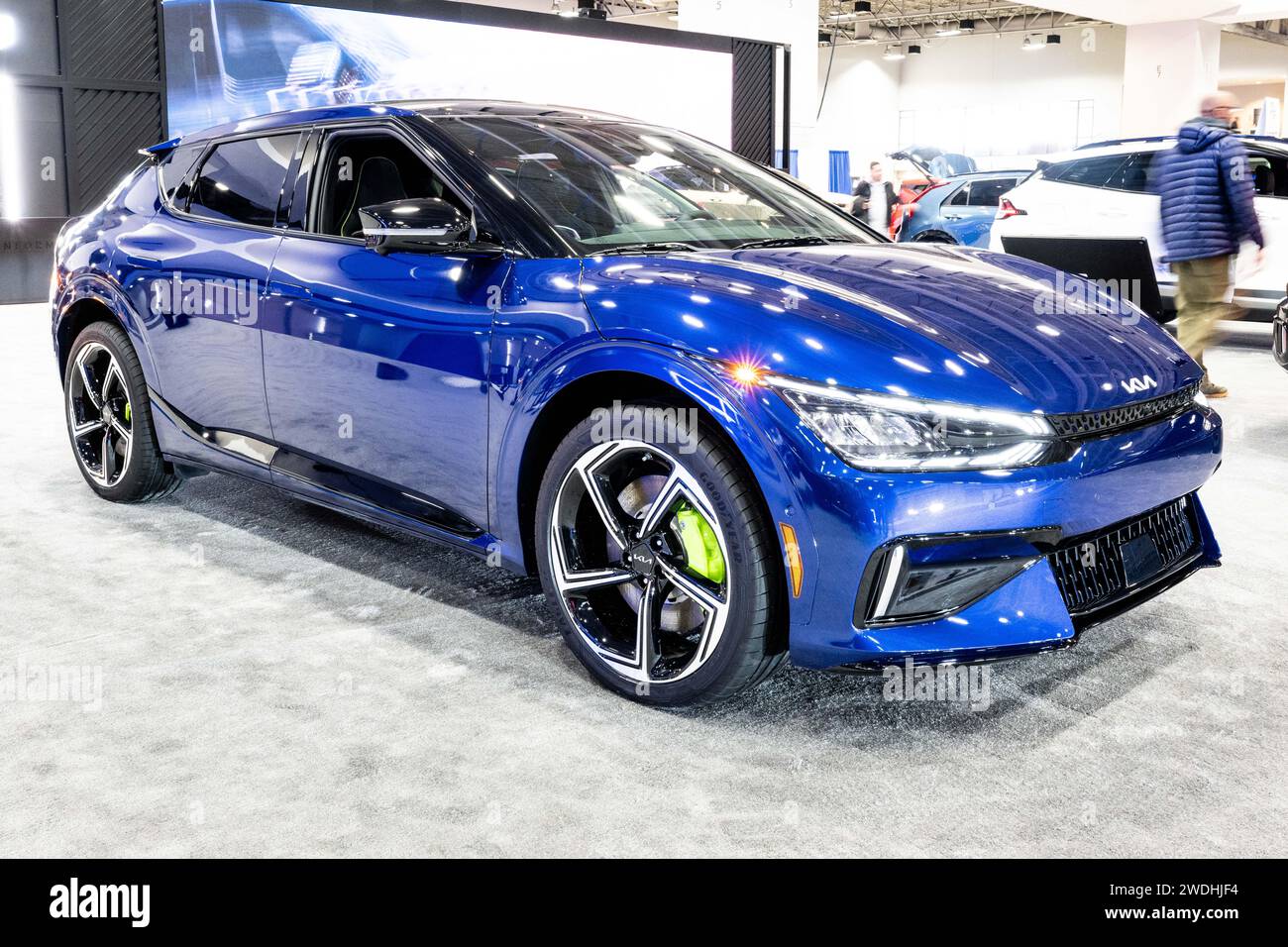 Washington, United States. 19th Jan, 2024. The 2024 Kia EV6 GT AWD at