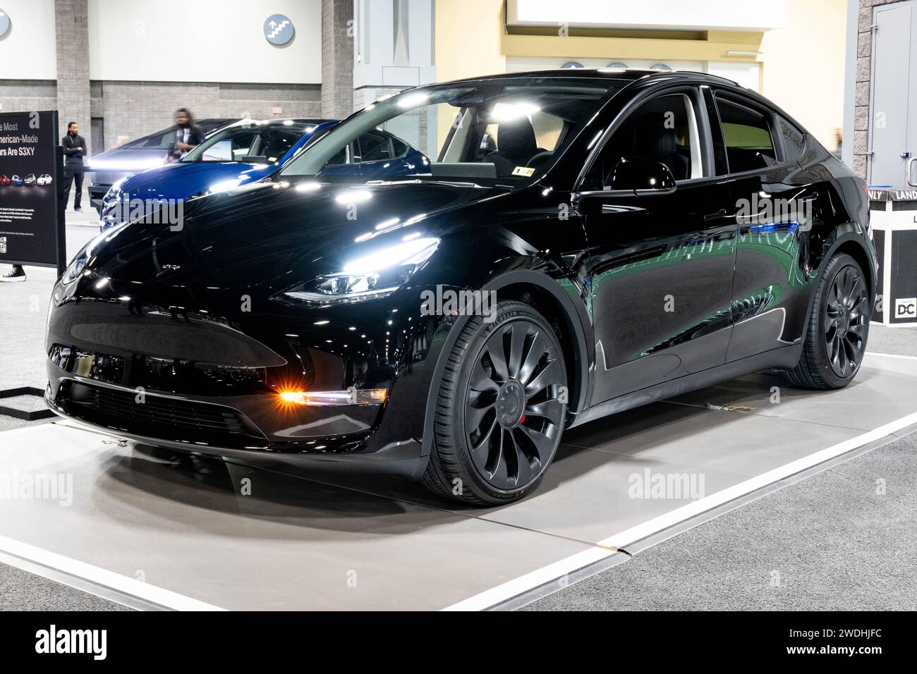 Washington, United States. 19th Jan, 2024. The Tesla Model Y at the