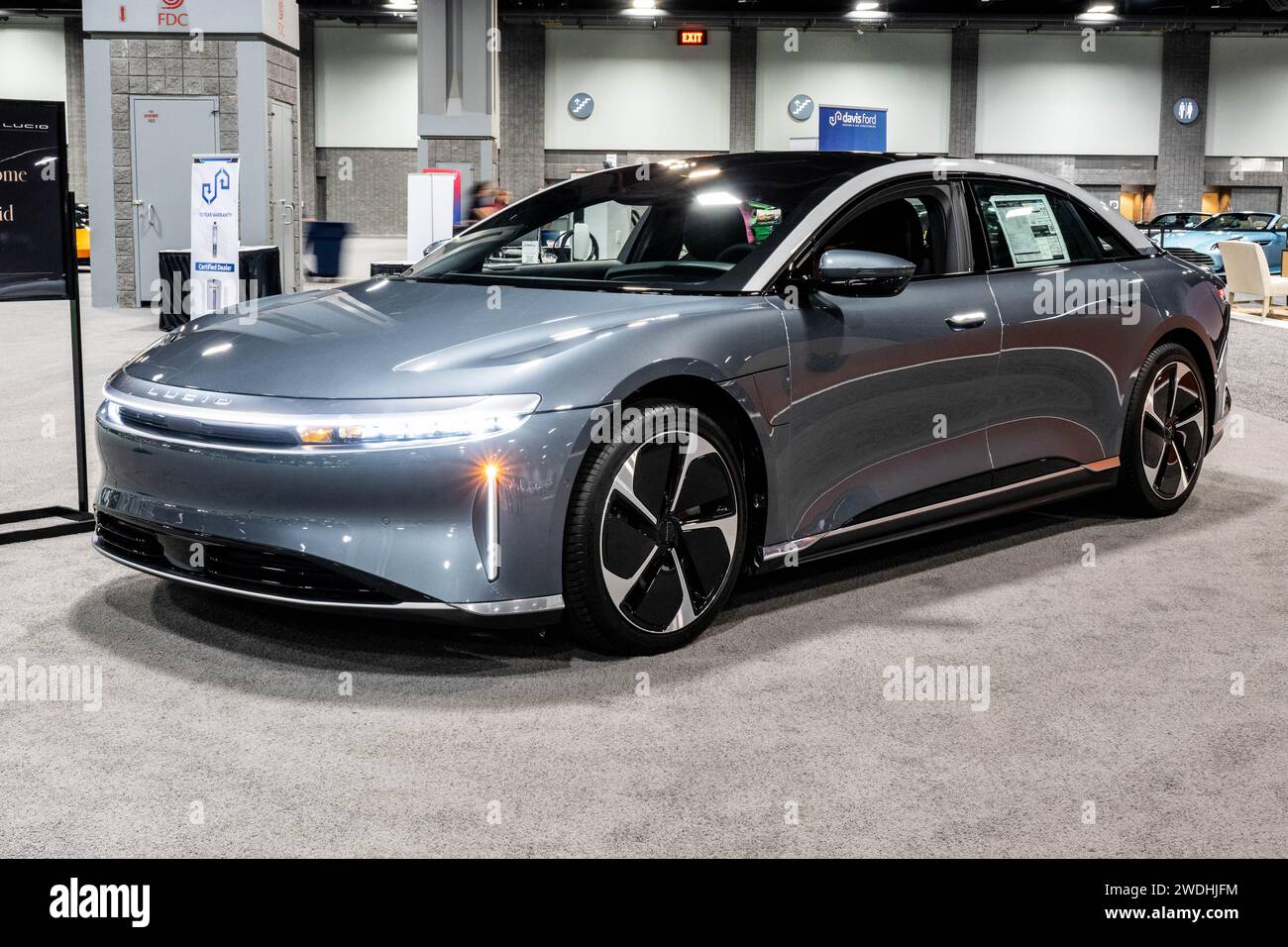 Washington, United States. 19th Jan, 2024. The 2024 Lucid Air Touring