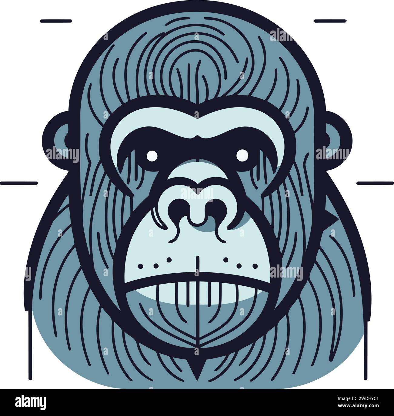 Gorilla head Stock Vector Images - Alamy