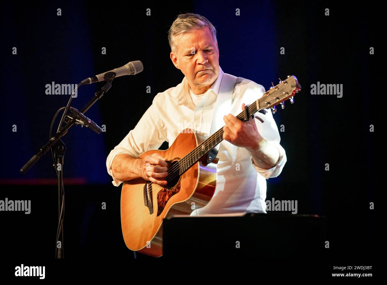 Oslo, Norway. 20th Jan, 2024. The English singer, songwriter and musician Lloyd Cole performs a live concert at Vulkan Arena in Oslo. (Photo Credit: Gonzales Photo/Alamy Live News Stock Photo