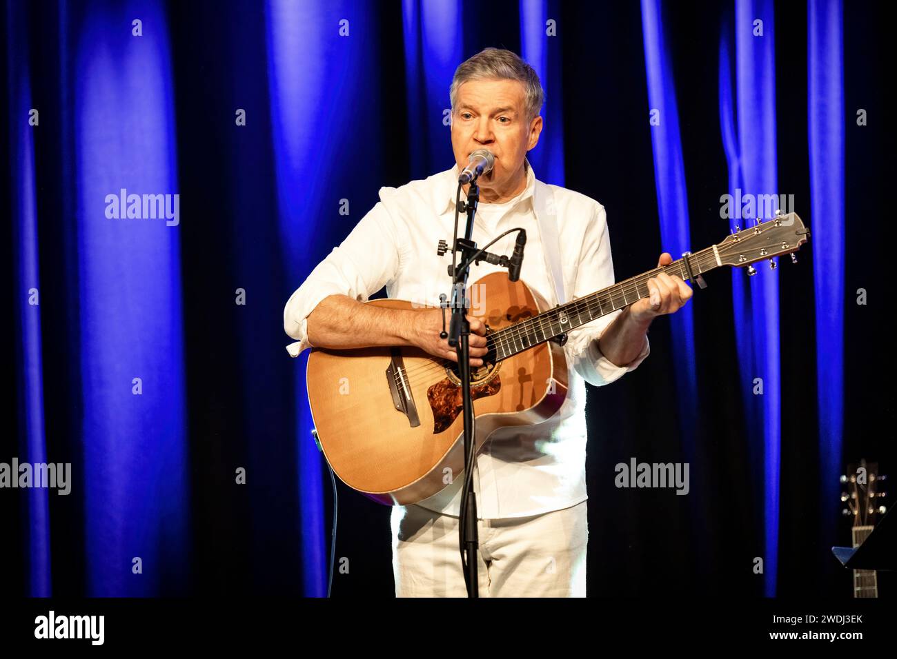 Oslo, Norway. 20th Jan, 2024. The English singer, songwriter and musician Lloyd Cole performs a live concert at Vulkan Arena in Oslo. (Photo Credit: Gonzales Photo/Alamy Live News Stock Photo
