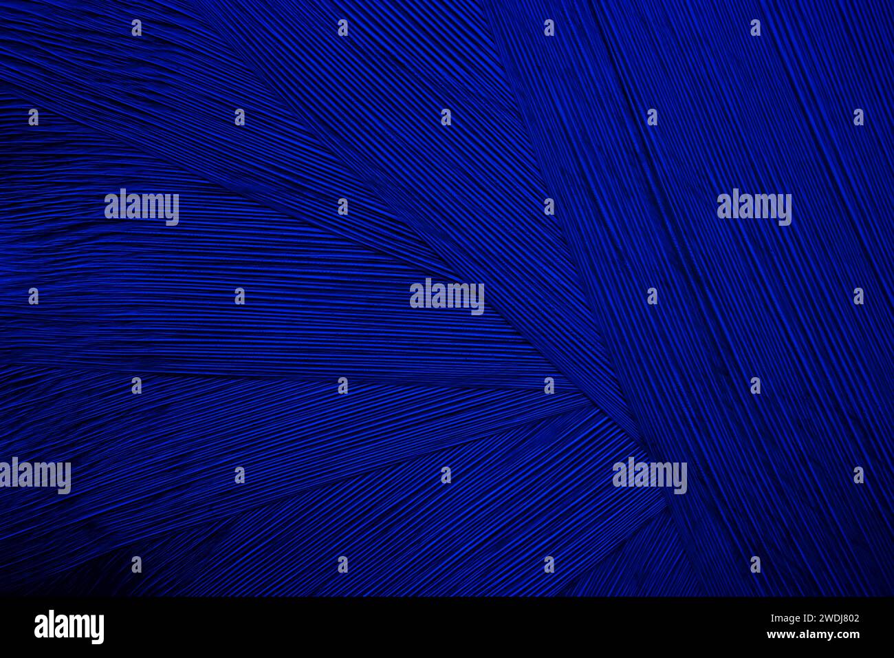 Blue abstract plastic foil background with 3d effect and bubbles Stock Photo