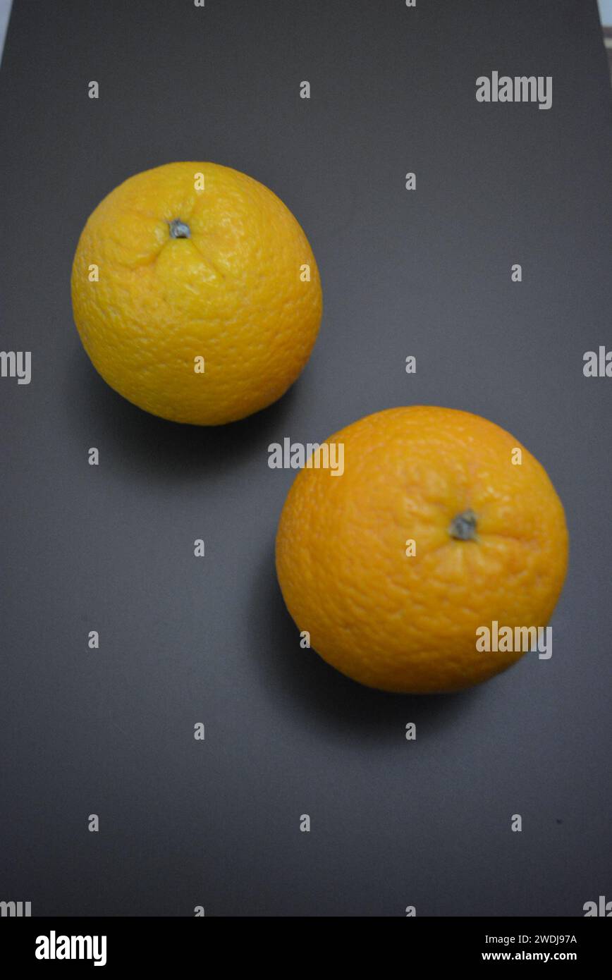 Two mandarin oranges hi-res stock photography and images - Alamy