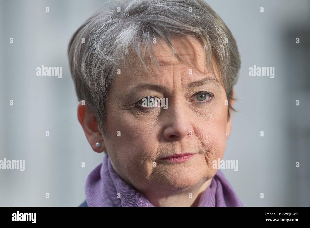 London, UK. 21 Jan 2024. Yvette Cooper Shadow Secretary of State for