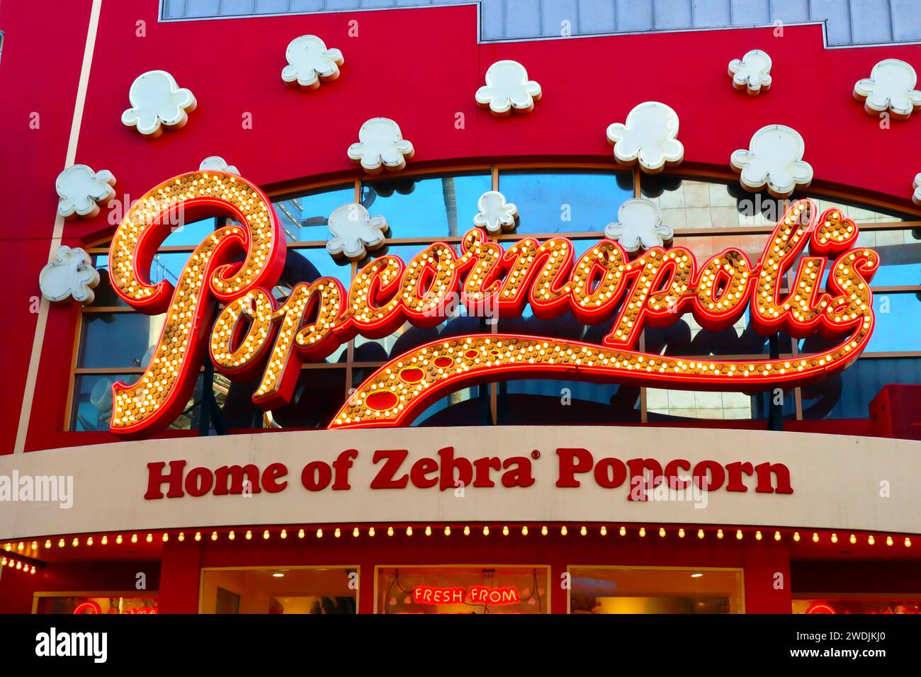 Universal City, Hollywood, California POPCORNOPOLIS Home of Zebra ...