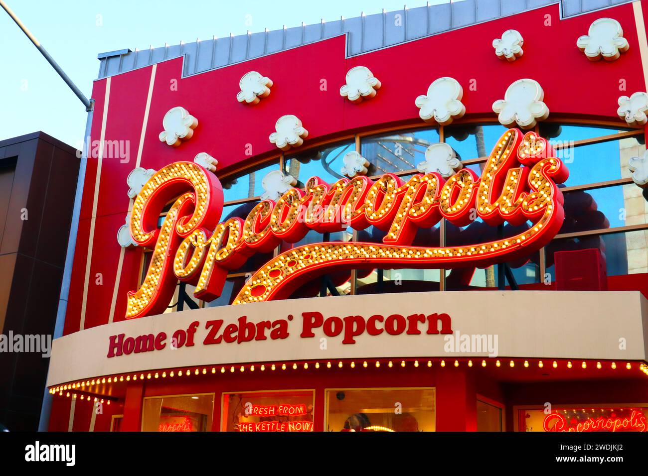 Universal City, Hollywood, California POPCORNOPOLIS Home of Zebra ...