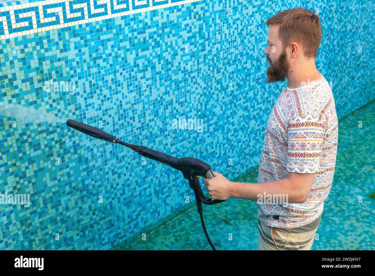 Service and maintenance of the pool. Dirty pool, Cleaning the pool