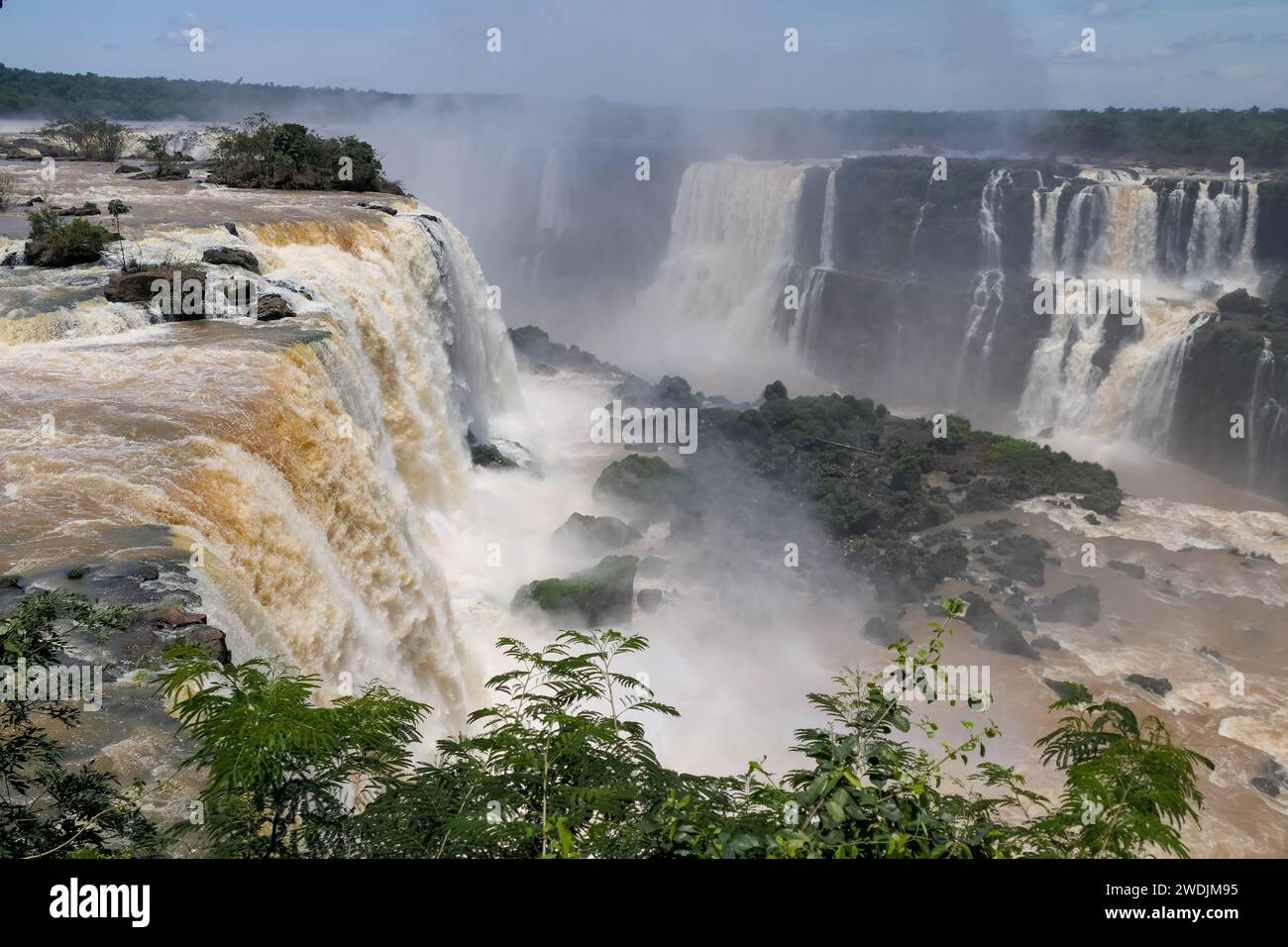 Iguaçu Falls, Brazil (Foz de Iguaçu) Stock Photo