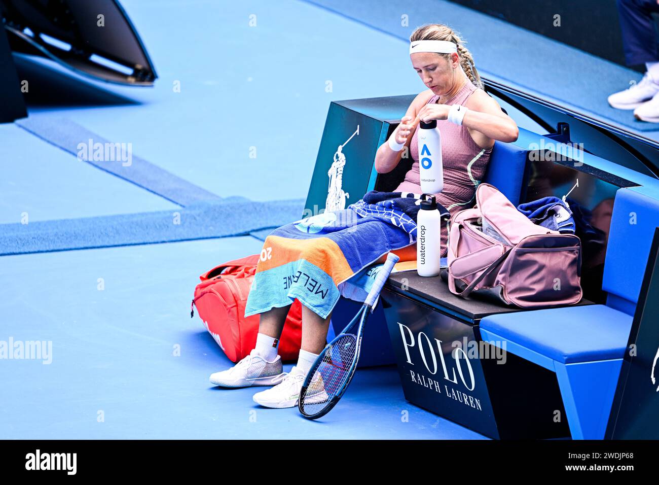 Melbourne, Australie. 20th Jan, 2024. Victoria Azarenka during the