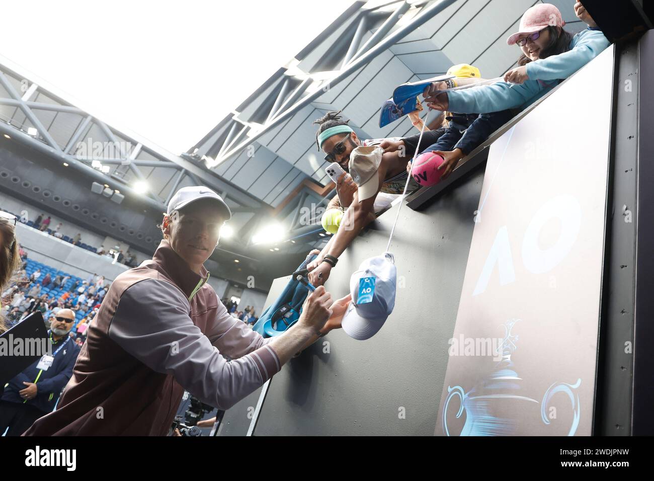 Melbourne Park, Melbourne, Victoria, Australia. 21st Jan, 2024 ...