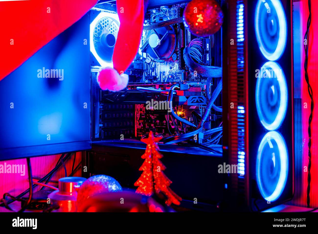 Rgb christmas lighting hi-res stock photography and images - Alamy