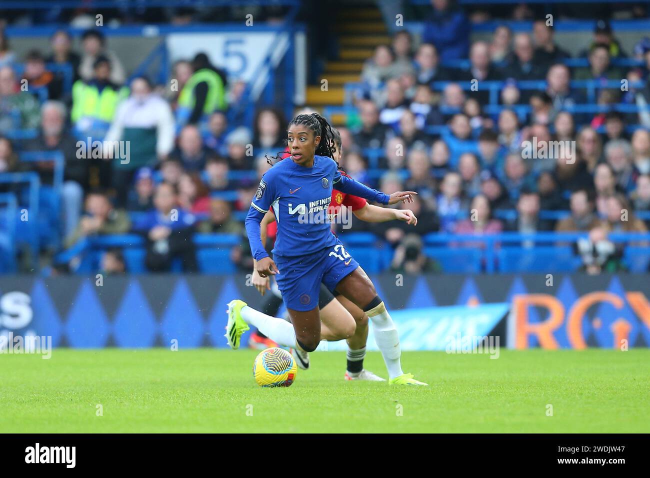 London, UK. 21st January 2024; Stamford Bridge, London, England: Womens ...