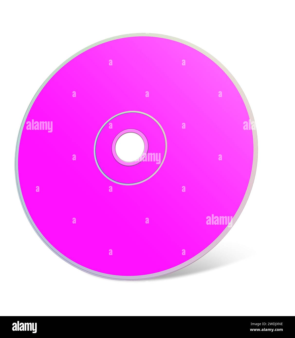 CD or DVD blank template magenta for presentation layouts and design