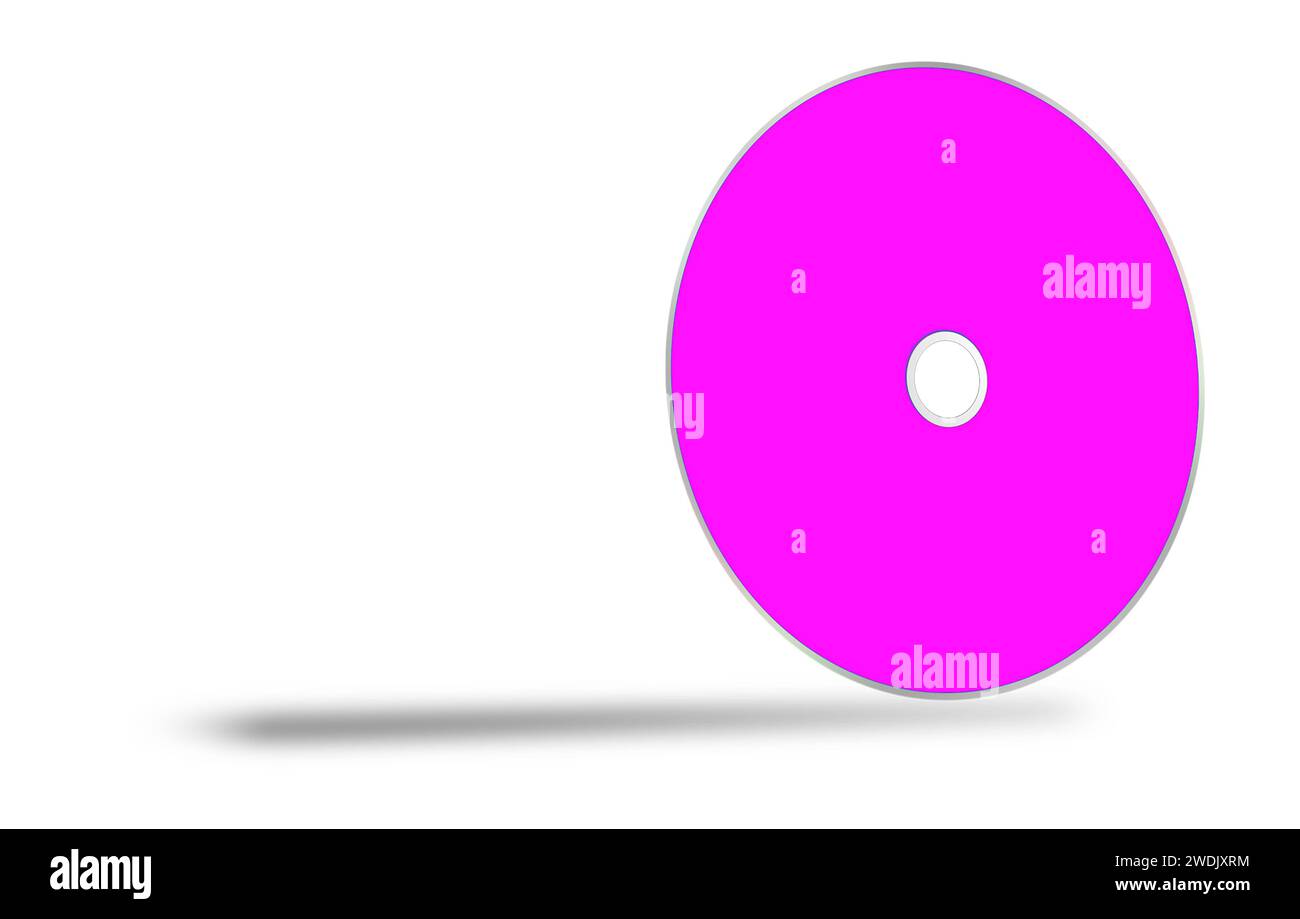 CD Or DVD Blank Template Magenta For Presentation Layouts And Design Cd or dvd blank template magenta for presentation layouts and design