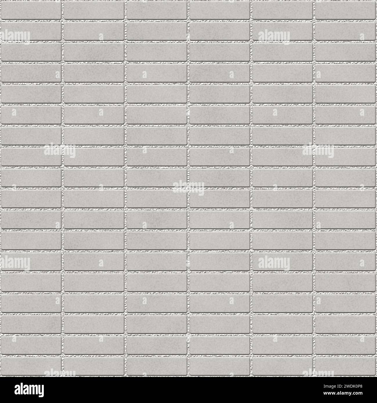 Brick drawing.  White brick wall seamless background- texture pattern for continuous replication. Brick pattern. Stock Photo