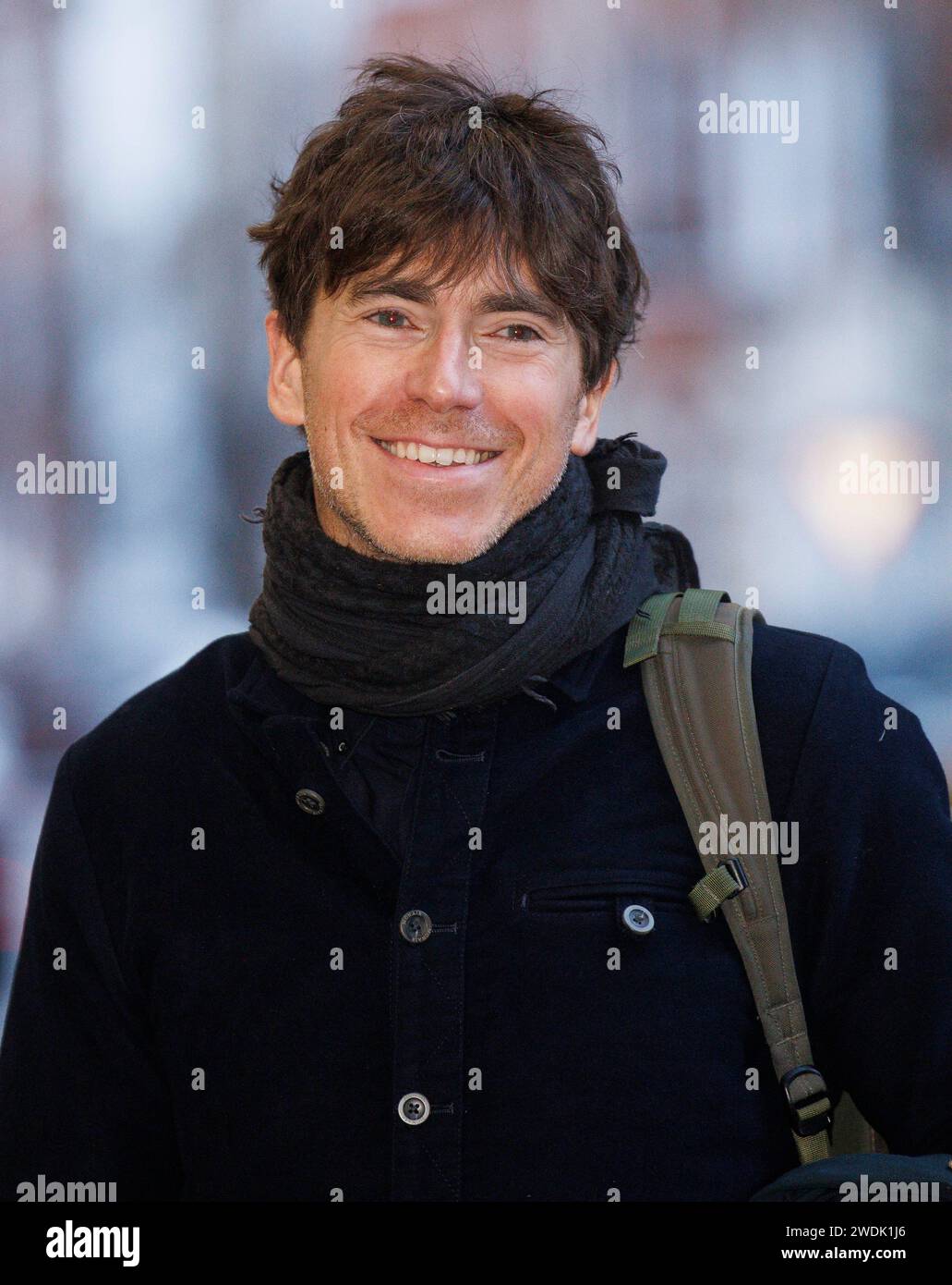 London, UK. 21st Jan, 2024. Simon Reeve, TV presenter, author, and ...
