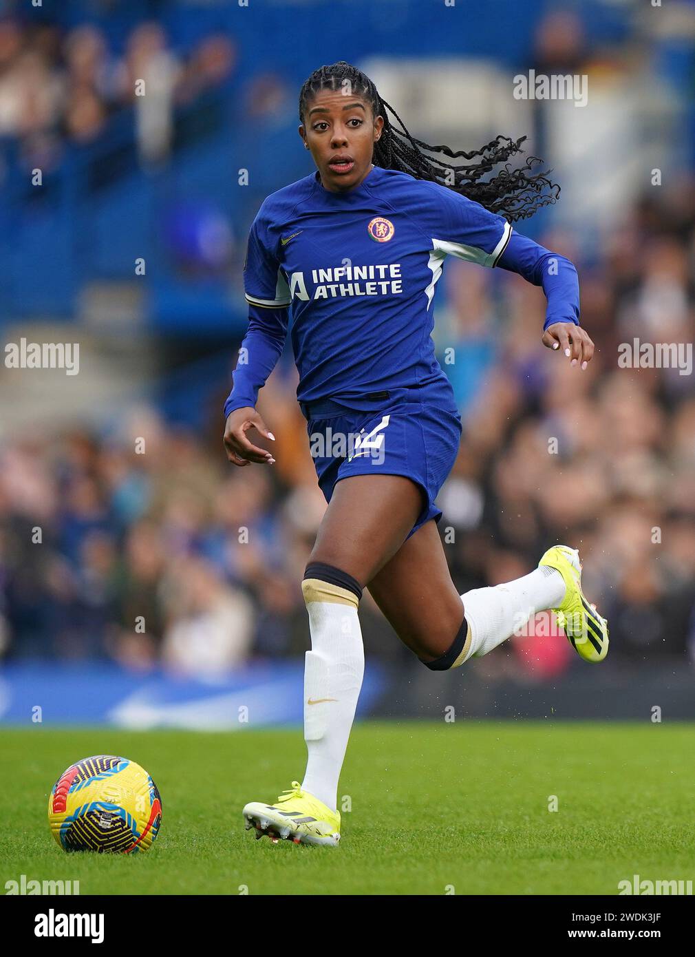 Chelsea’s Ashley Lawrence in action during the Barclays Women's Super ...