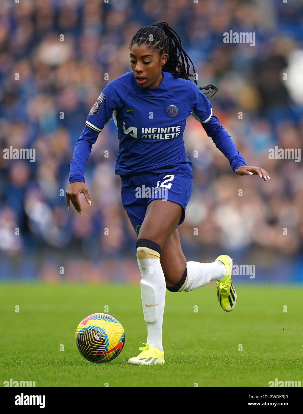 Chelsea’s Ashley Lawrence in action during the Barclays Women's Super ...