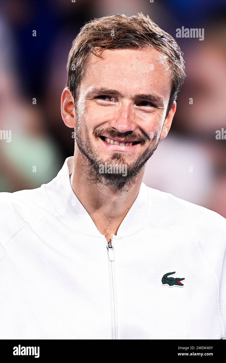 Melbourne, Australie. 20th Jan, 2024. Daniil Medvedev during the